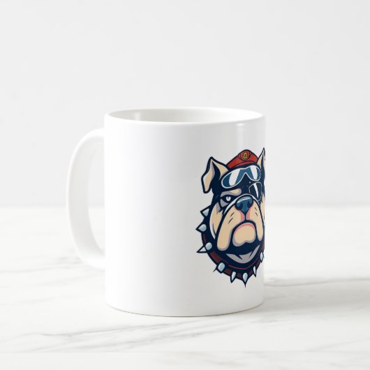Bulldogin Kaffeetasse (Vorderseite Links)