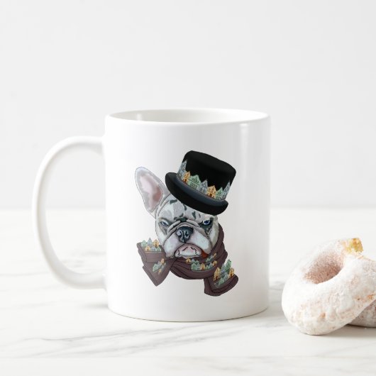 Bulldogin Kaffeetasse (Mit Donut)