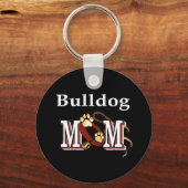 Bulldogin Mama Schlüsselanhänger (Vorderseite)