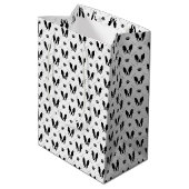 Bulldogin Mittlere Geschenktüte (Rückseite Schrägansicht)