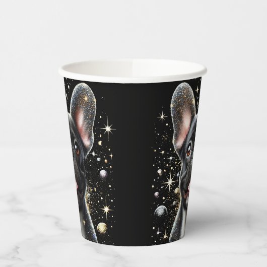 Bulldogin-Papiertasse! Pappbecher (Links)