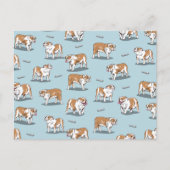 Bulldogin Postkarte (Vorderseite)