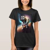 Bulldogin Print Modisch Witziges Geschenk T-Shirt (Vorderseite)
