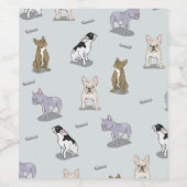 Bulldogin Weinetikett (Einzelnes Label)