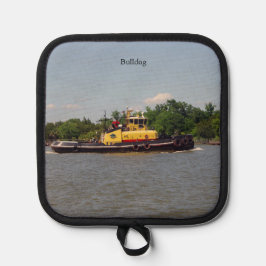 Bulldoginnhalter Topflappen