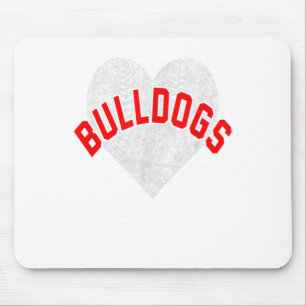 Bulldogs Baseball Softball High School Team Masco Mousepad