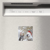 Bulldogs Christmas Magnet (In Situ (Geschirrspüler))