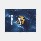 Bulldogs Custom Fleecedecke (Vorderseite (Horizontal))