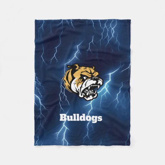 Bulldogs Custom Fleecedecke (Vorderseite)