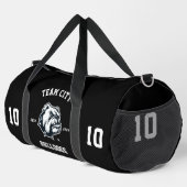 Bulldogs "Customizable" Sport Team Duffle Bag (Rechte Ecke)