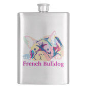 Bulldogs Flachmann (Vorderseite)