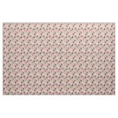 Bulldogs Floral Vintag rosa Stoff (Yard (91,4 cm))