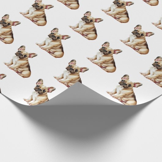 Bulldogs Geschenkpapier (Ecke)