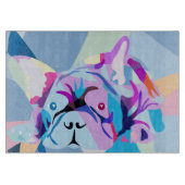 Bulldogs Glasboard Schneidebrett (Vorderseite)
