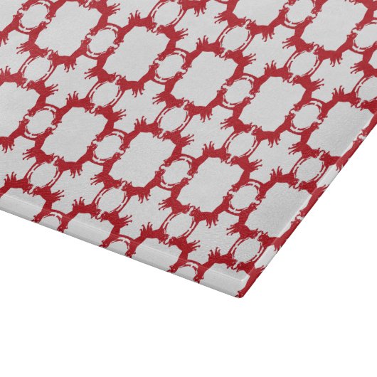 Bulldogs Glasboard Schneidebrett (Ecke)