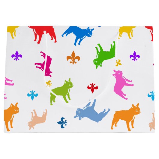 Bulldogs Große Geschenktüte (Vorderseite)