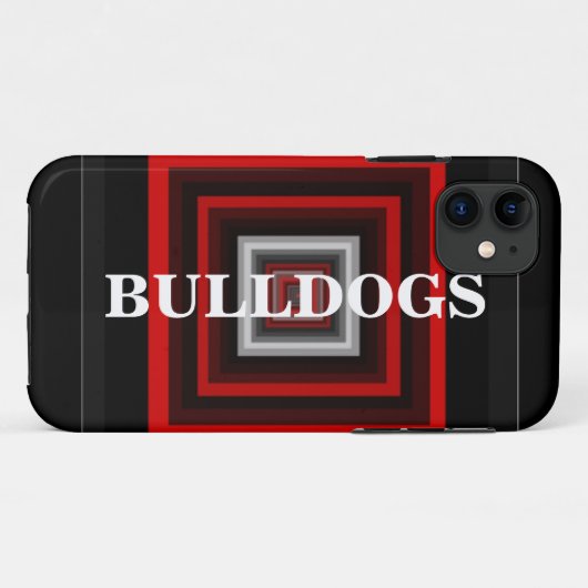 Bulldogs-Iphone-Fall Case-Mate iPhone Hülle (Rückseite (Horizontal))