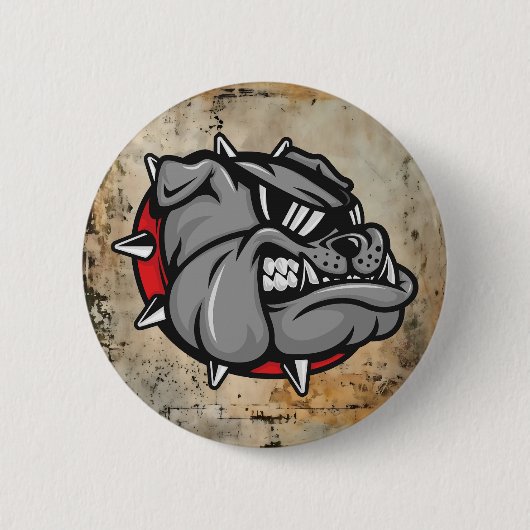 Bulldogs Mascot Button (Vorderseite)