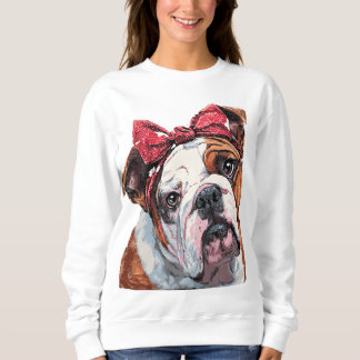 Bulldogs Mascot - Klassischer und kühne Schulgeist Sweatshirt