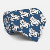 Bulldogs Mascot Necktie Krawatte (Gerollt)