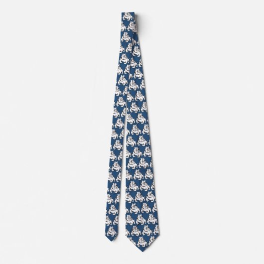 Bulldogs Mascot Necktie Krawatte (Rückseite)