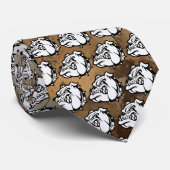 Bulldogs Mascot Necktie Krawatte (Gerollt)