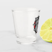 Bulldogs Mascot Shootglas Schnapsglas (Links)
