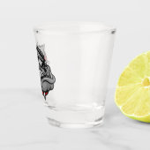 Bulldogs Mascot Shootglas Schnapsglas (Rechts)