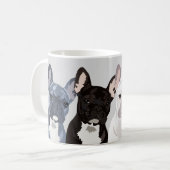 Bulldogs | Niedlicher Bulldog Kaffeetasse (Vorderseite Links)