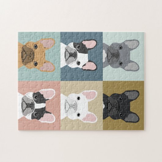 Bulldogs-Portrait Puzzle (Horizontal)