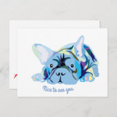 Bulldogs Postkarte (Vorne/Hinten)