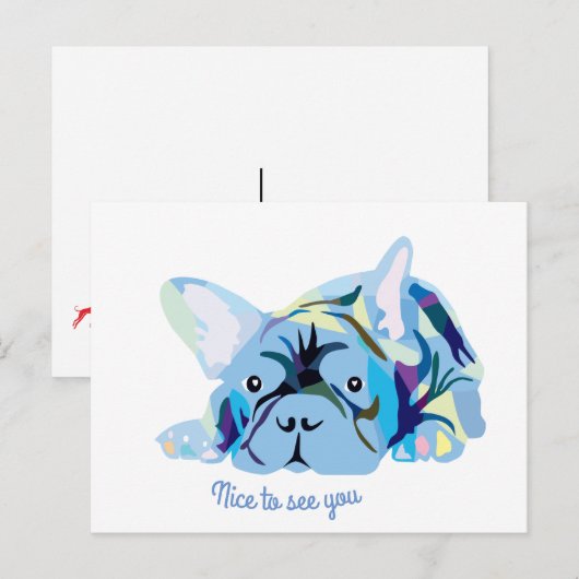 Bulldogs Postkarte (Vorne/Hinten)