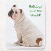 Bulldogs regieren die Welt-Mousepad Mousepad (Vorne)