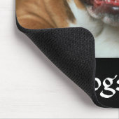 Bulldogs Rule English Bulldog Portrait Mousepad (Ecke)