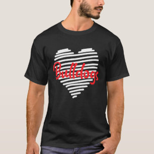 Bulldogs Teacher Student School Sports Fan Team Sp T-Shirt