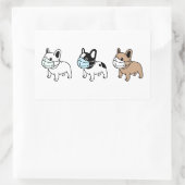 BULLDOGS TRAARING FACE MASKS RECTANGLE STICKER (Tasche)