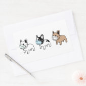 BULLDOGS TRAARING FACE MASKS RECTANGLE STICKER (Umschlag)