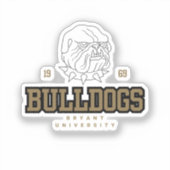 Bulldogs - Universität Bryant Aufkleber (Vorderseite)