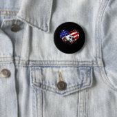 Bulldohherz Button (Beispiel)