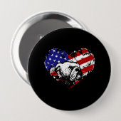 Bulldohherz Button (Vorne & Hinten)