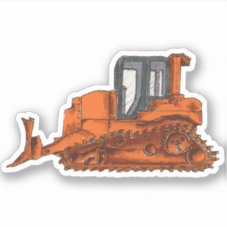 Bulldozer Aufkleber
