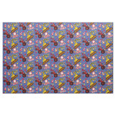 Bulldozer-Baupolka Dotboy-Kinder Stoff (Fat Quarter (45,7 x 55,9 cm))