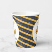 Bulldozer Bauwagen Birthday Boy Pappbecher (Links)