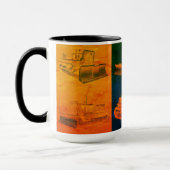 BULLDOZER-BETRIEBSMOTOR - SCHWERE AUSRÜSTUNG TASSE (Links)