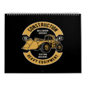 bulldozer construction heavy equipment kalender (Titelbild)