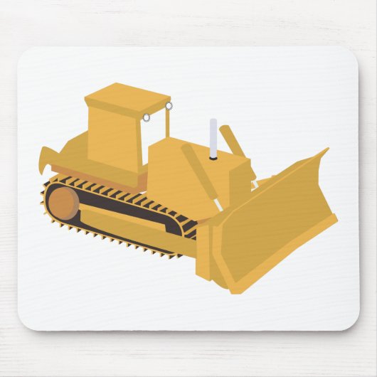 Bulldozer Construction Truck Mousepad (Vorne)