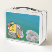 Bulldozer-Custom-Lunch Metall Brotdose (Rückseite)
