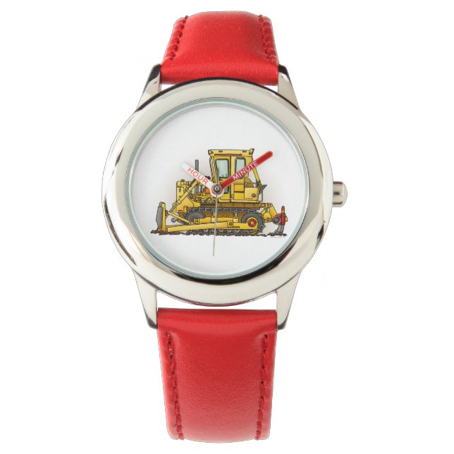 Bulldozer Dozer Armbanduhr (Vorderseite)