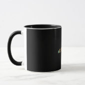Bulldozer Evolution Construction Worker Retro-Site Tasse (Links)