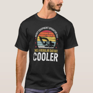 Bulldozer für den Vater schwerer Geräte T-Shirt
